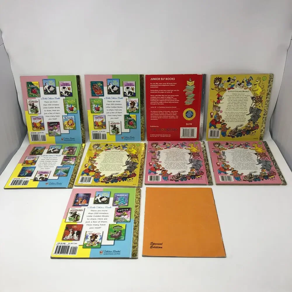 Little Golden Books Lot of 10 Modern & Vintage Disney Lion King Frozen Mickey